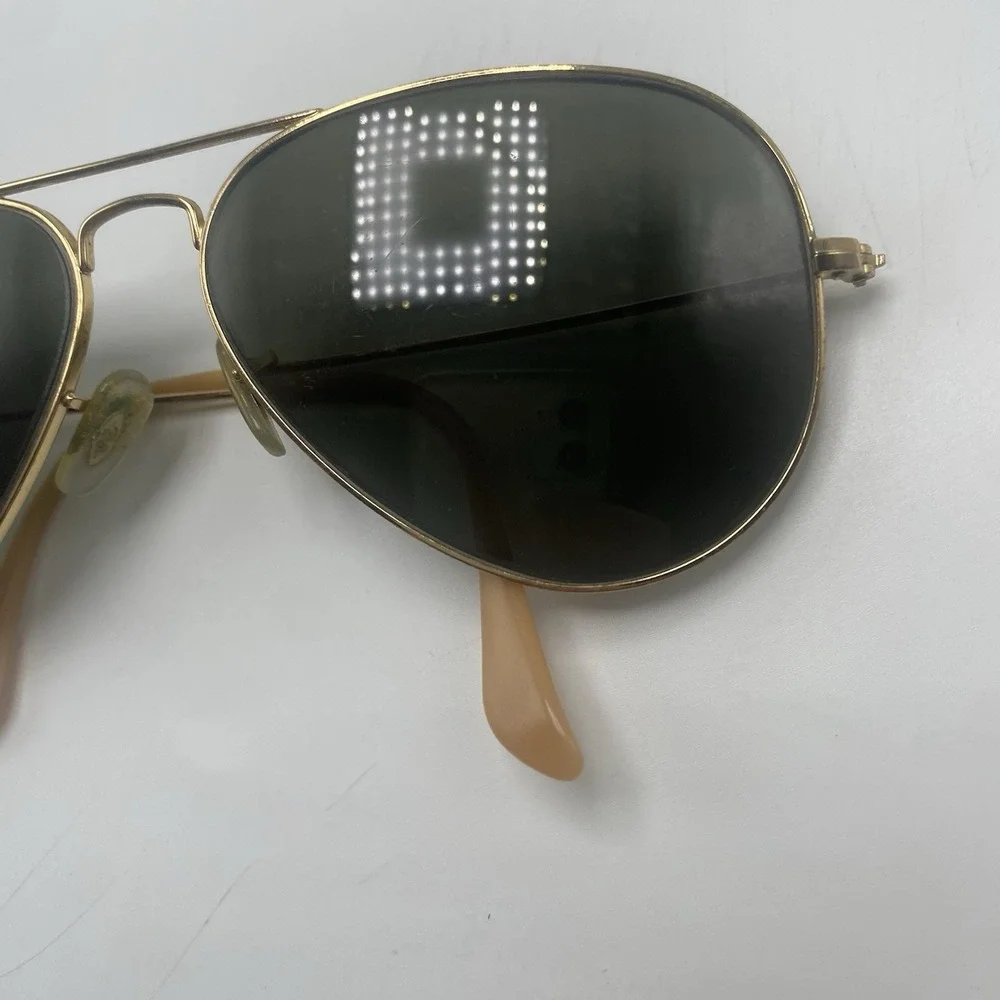 Coach Sunglasses Women FRAME ONLY Aviator Gold Brown 513